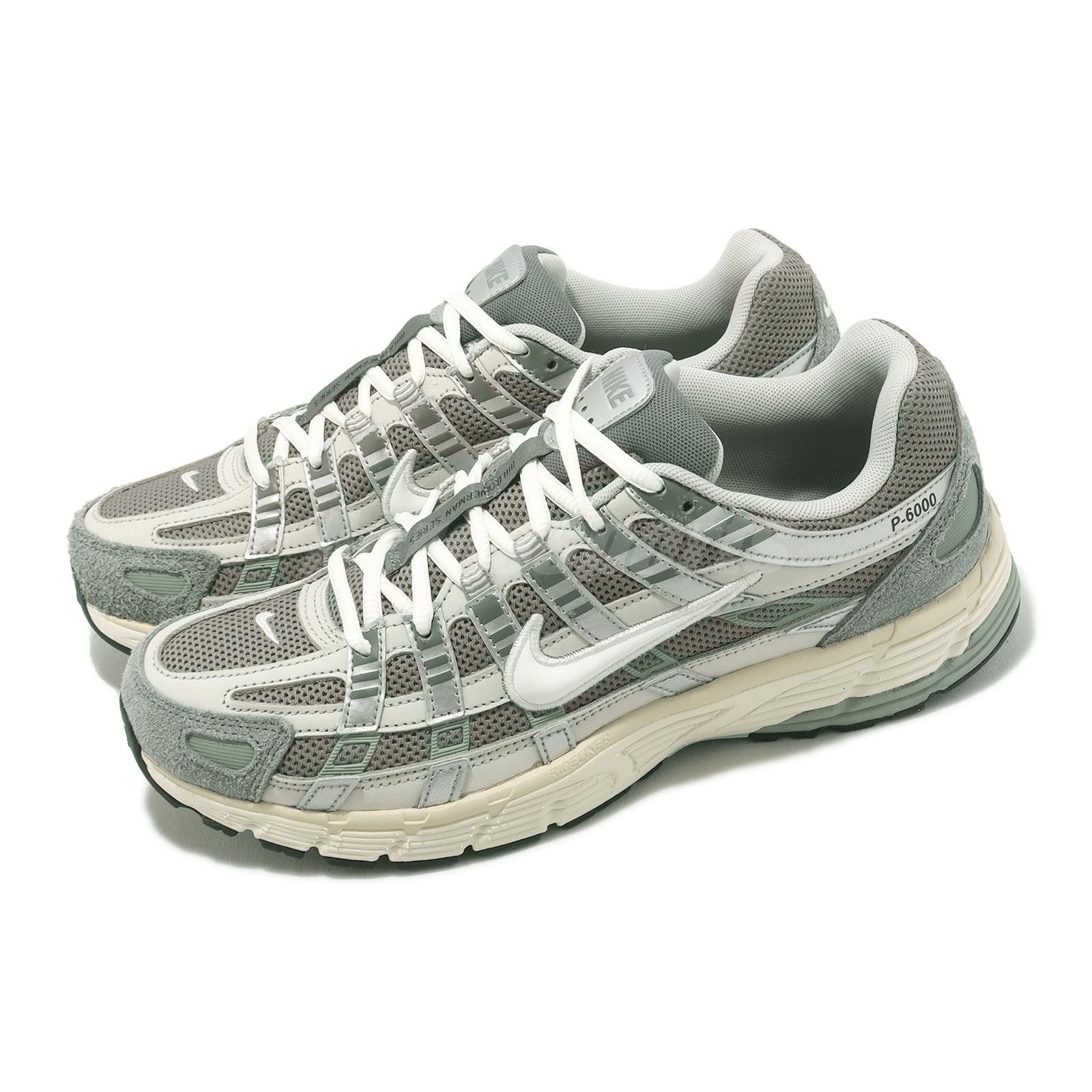 Nike P-6000 Flat Pewter White Men Unisex Running Jogging Casual Shoes FN7509-029