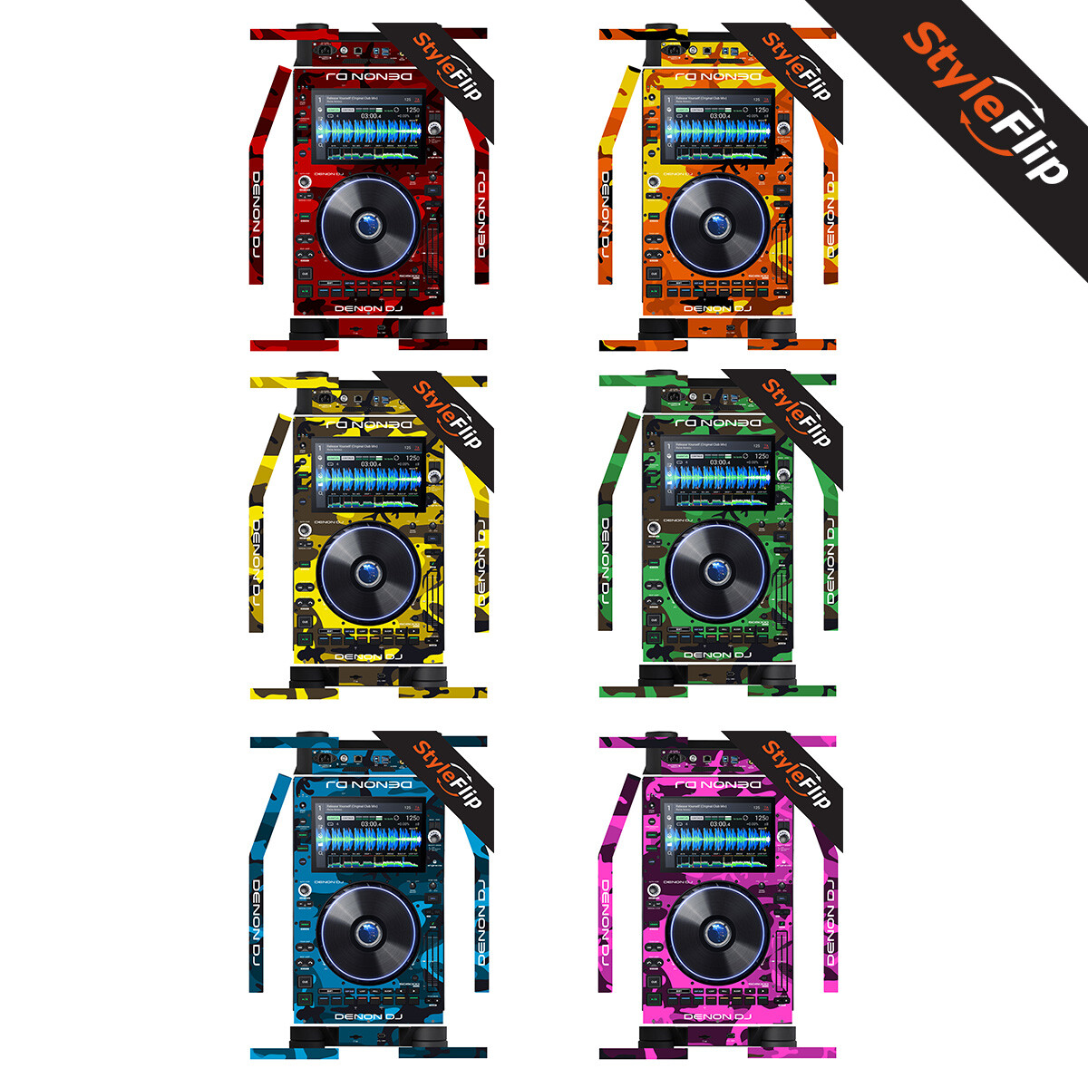 Denon SC6000 Prime Skin | 6 Camo Designs | Protective Decal | StyleFlip Skins