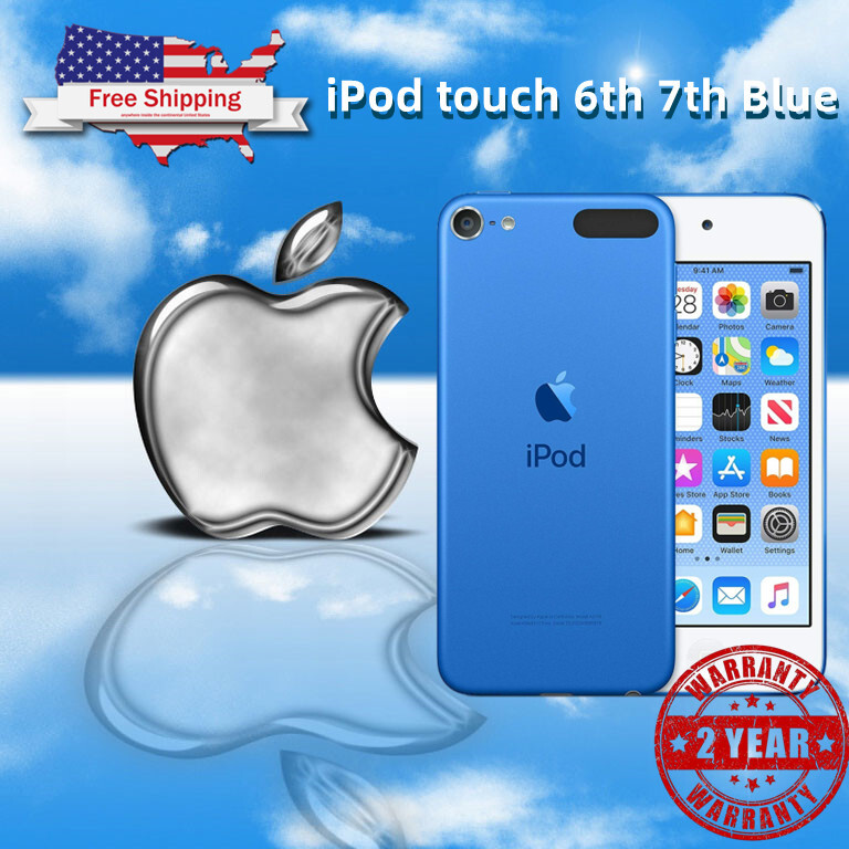 NEW Apple iPod Touch 6th/7th Gen 32/64/128/256GB Blue Sealed - warranty LOT