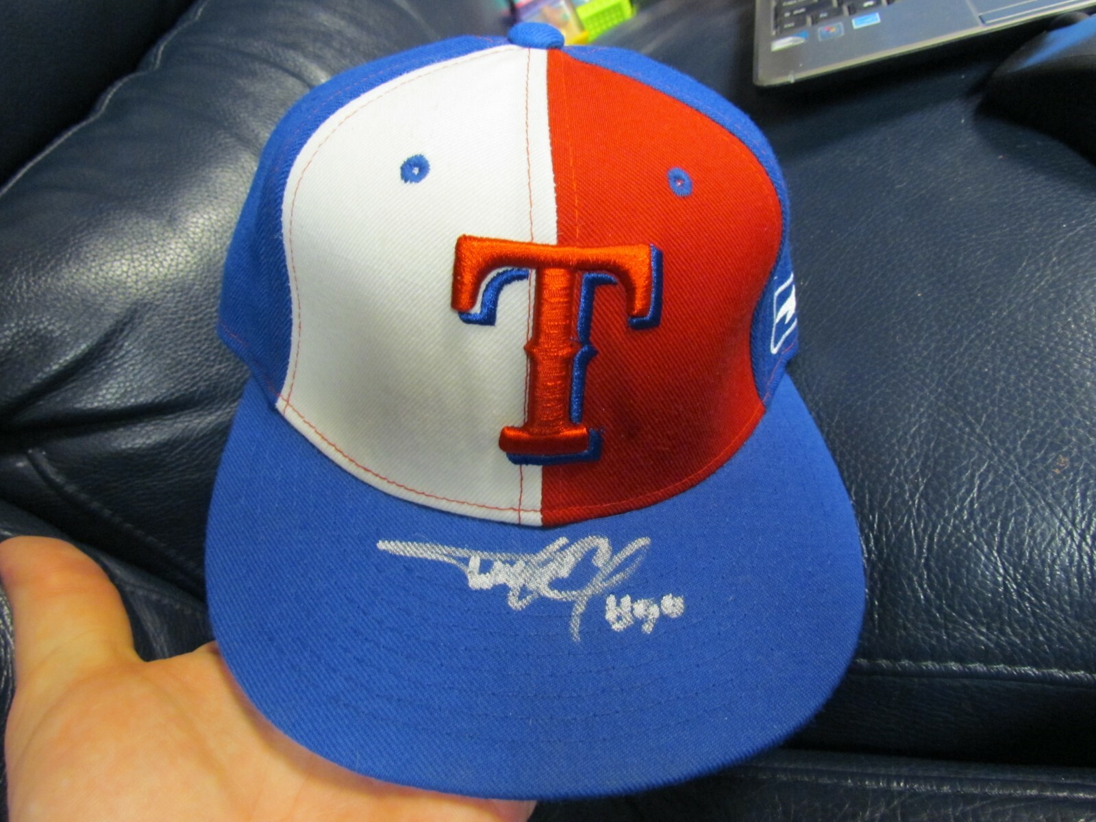 Frank Francisco Autographed Baseball Hat Cap Texas