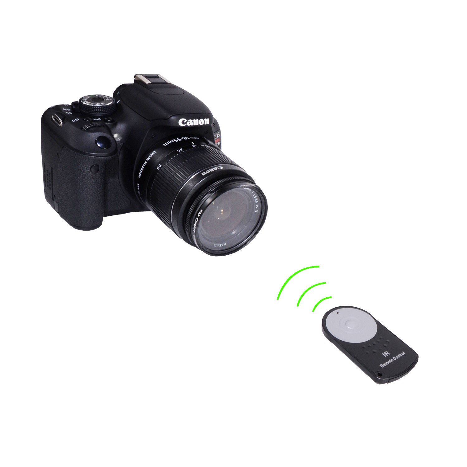 RC-6 IR Wireless Remote f/ Canon 6D Mark II/5D Mark IV III II/5DS 70D T6i 6D T5i