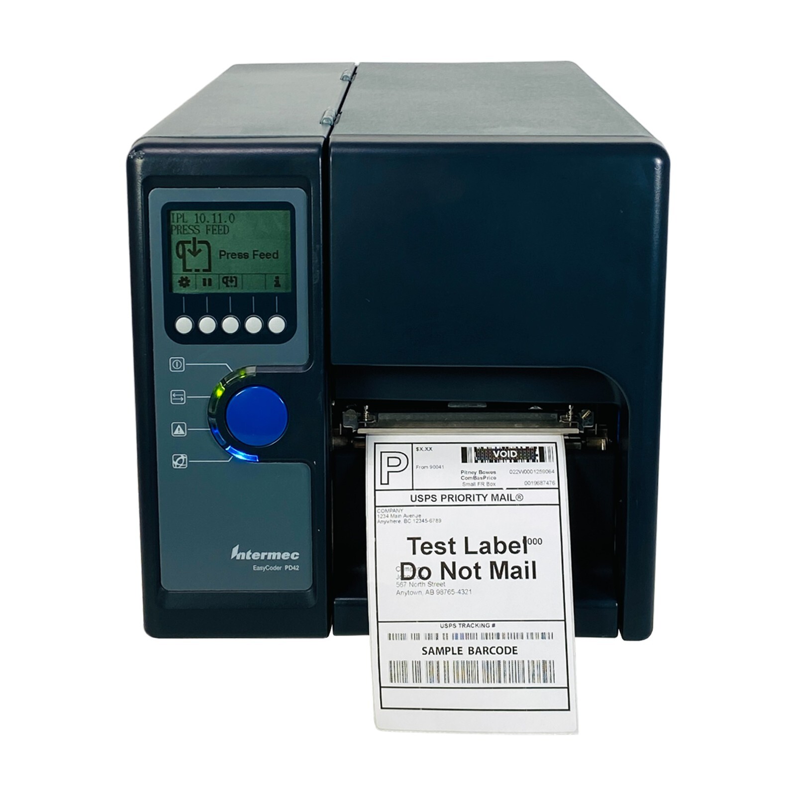 TESTED Intermec EasyCoder PD42 Thermal Transfer Label Printer USB LAN Serial