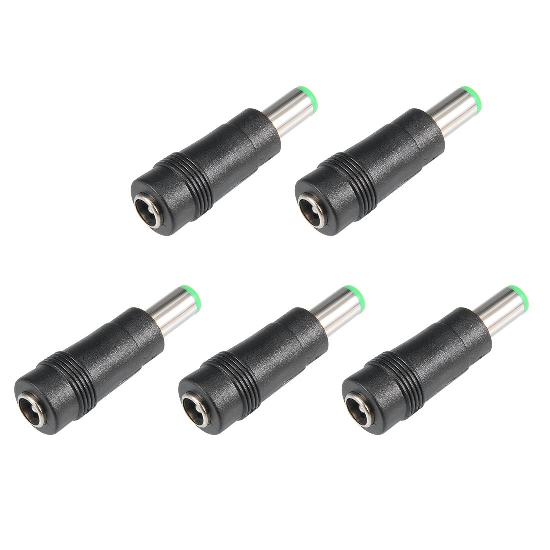 uxcell DC Power Connector 5.5x2.1mm Female Jack to 6.3x3.0mm Male Adapter...