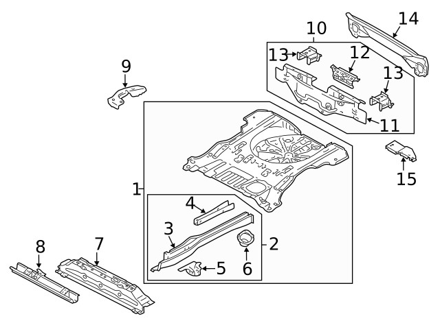 Genuine Ford Rear Body Panel 5L8Z-7810928-AA