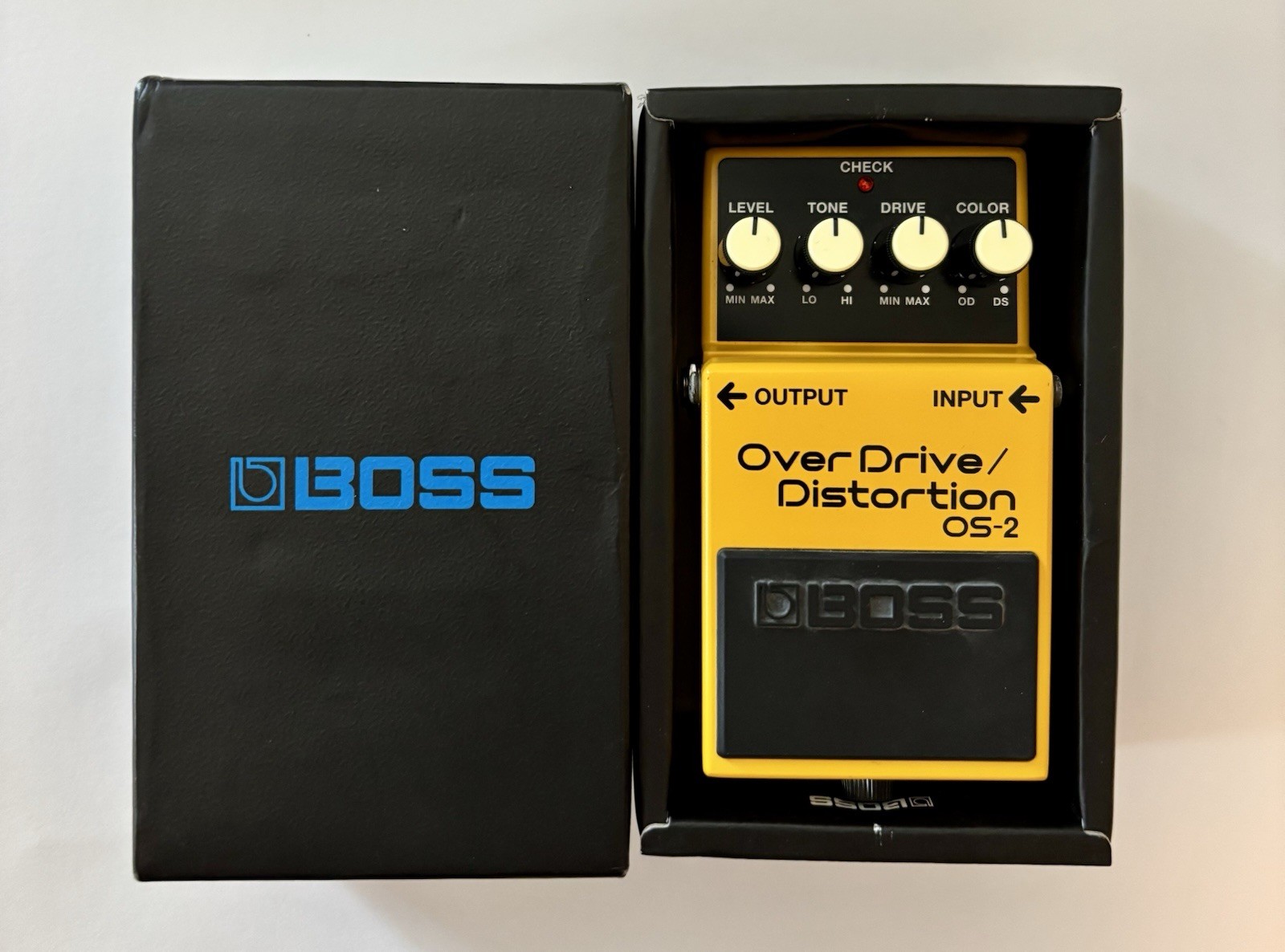 BOSS OS-2 OverDrive Distortion Pedal Tested Working w/ Box Japan