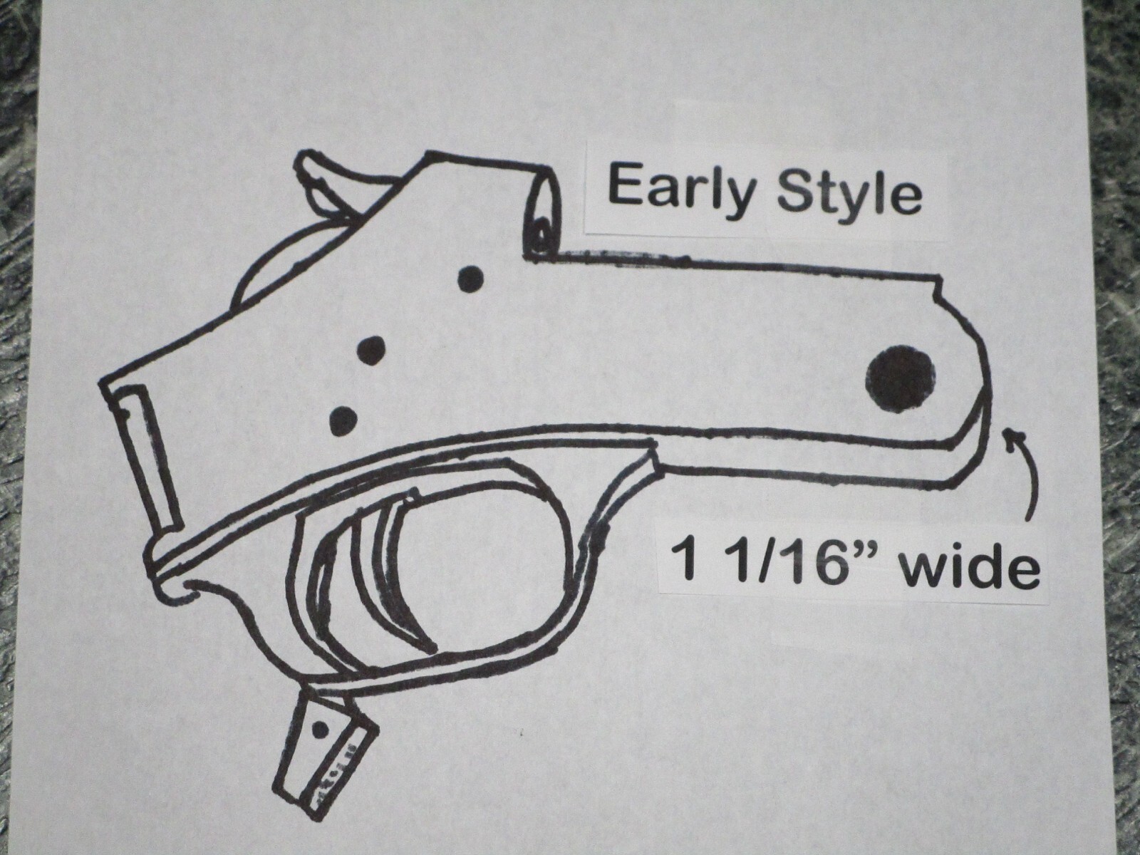CVA Inline Trigger for the (Early) Beartooth, Optima, & Wolf