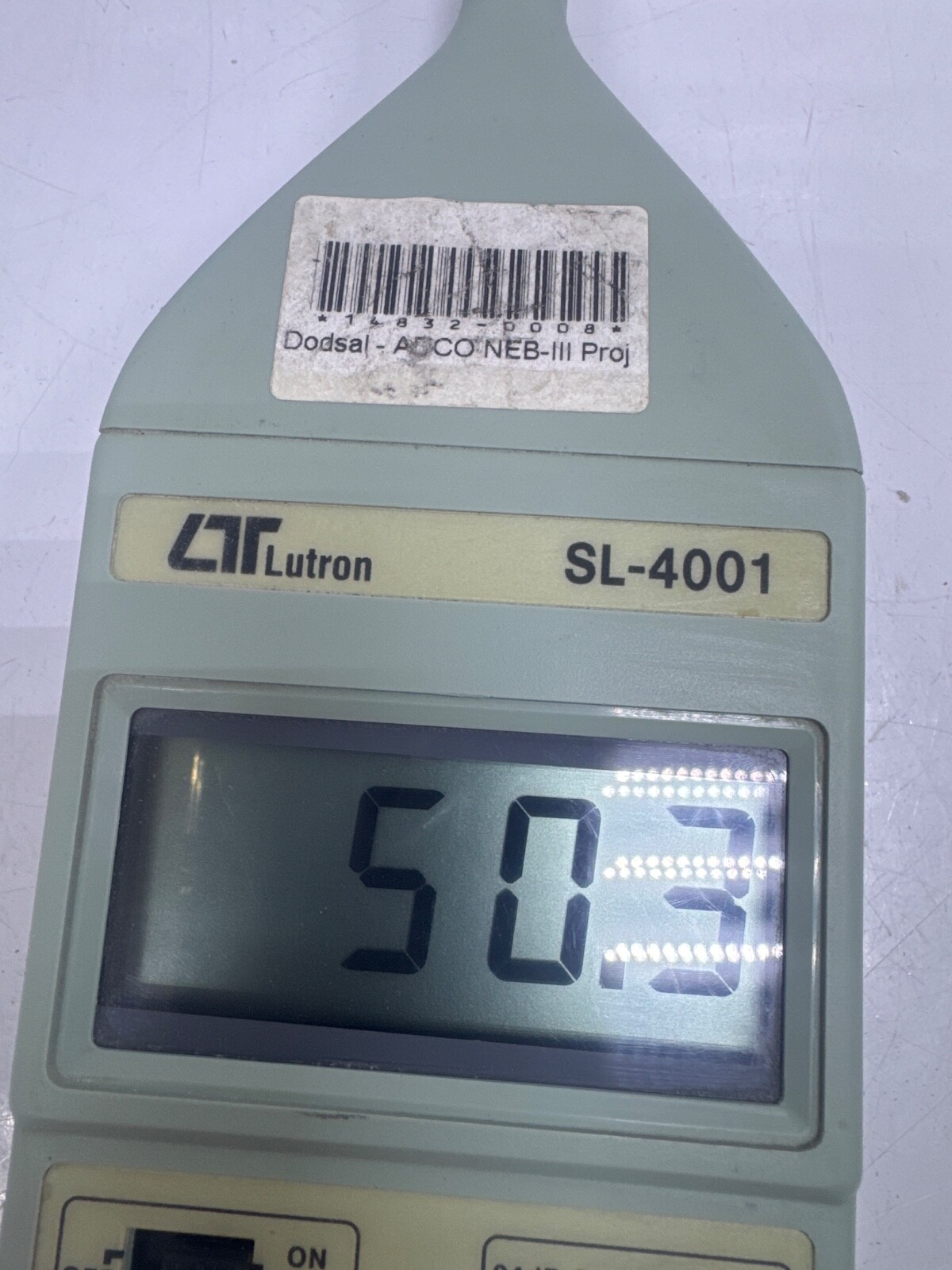 Lutron SL-4001 Sound Level Meter
