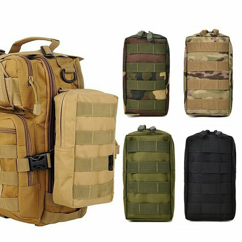 Multi-purpose Tactical Molle Pouch EDC Belt Waist Pack Bag Utility Phones Pocket
