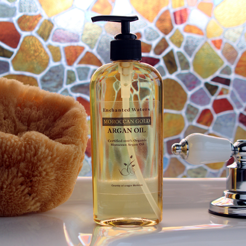100% Pure Organic Argan Oil Moroccan Gold for Face Body Nails and Hair Treatment