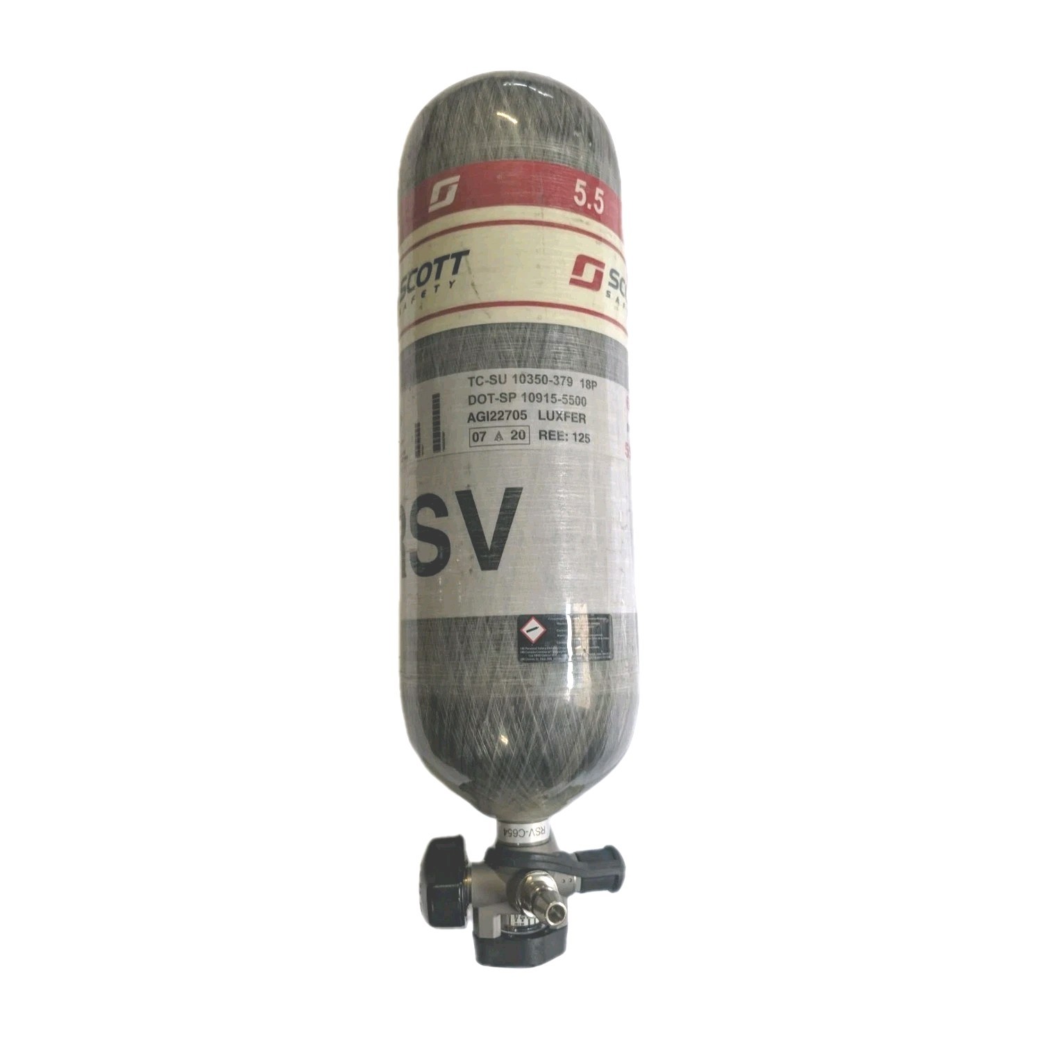 Scott Safety SCBA Bottle 5500 PSI 60-minute