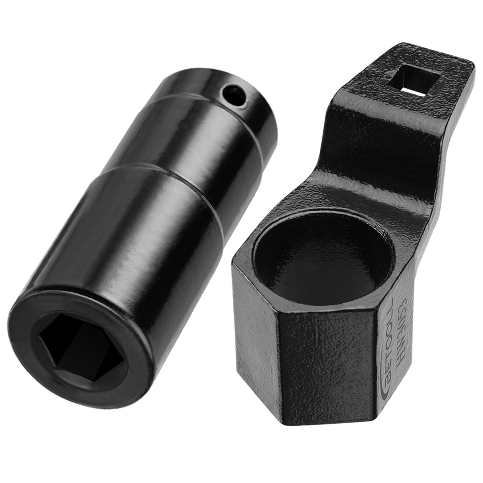 BETOOLL 19 mm Harmonic Balancer Socket & 50mm 19mm & (2 Piece), Black