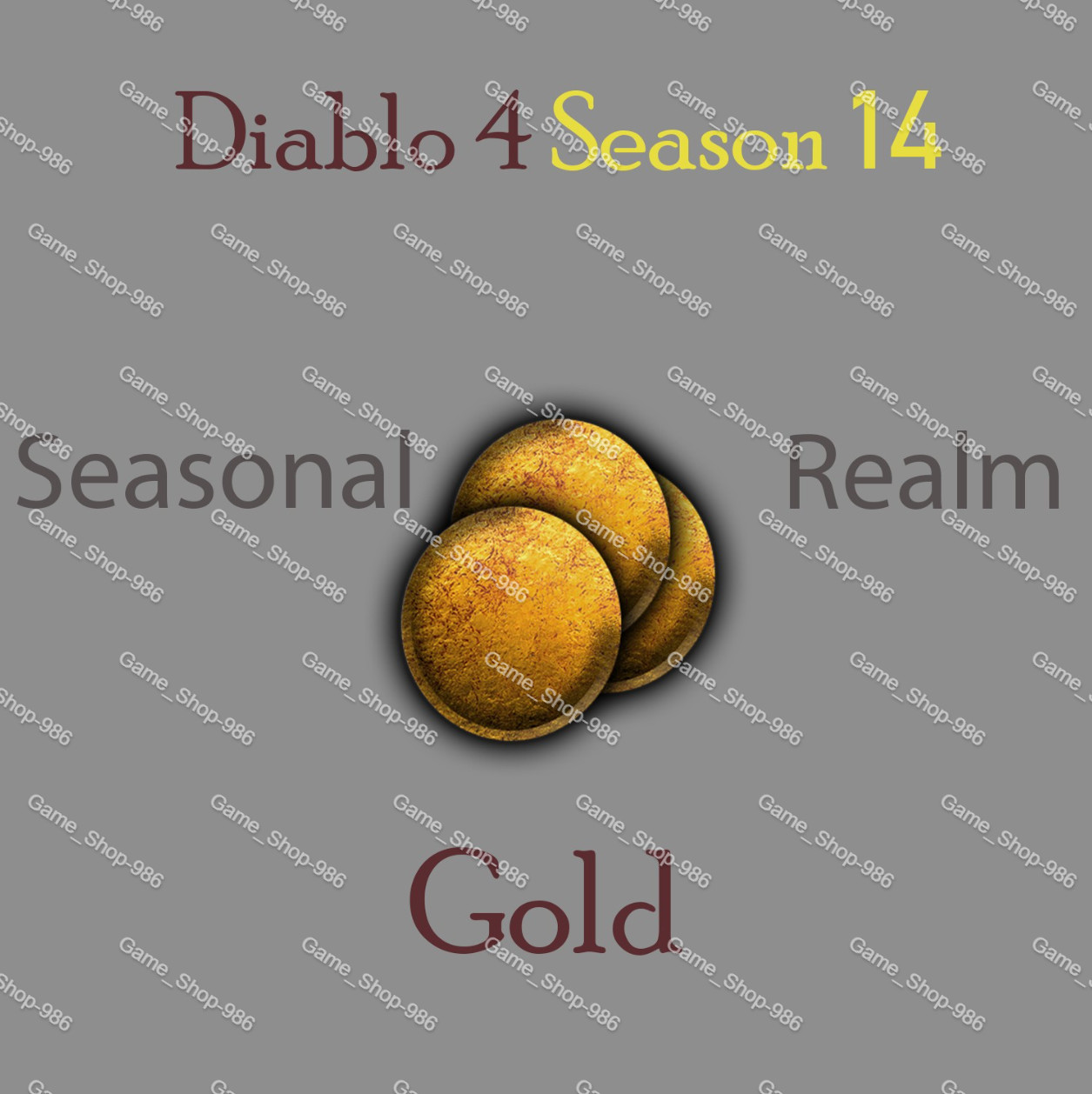 100B Gold Season 14 S14 Diablo 4 D4