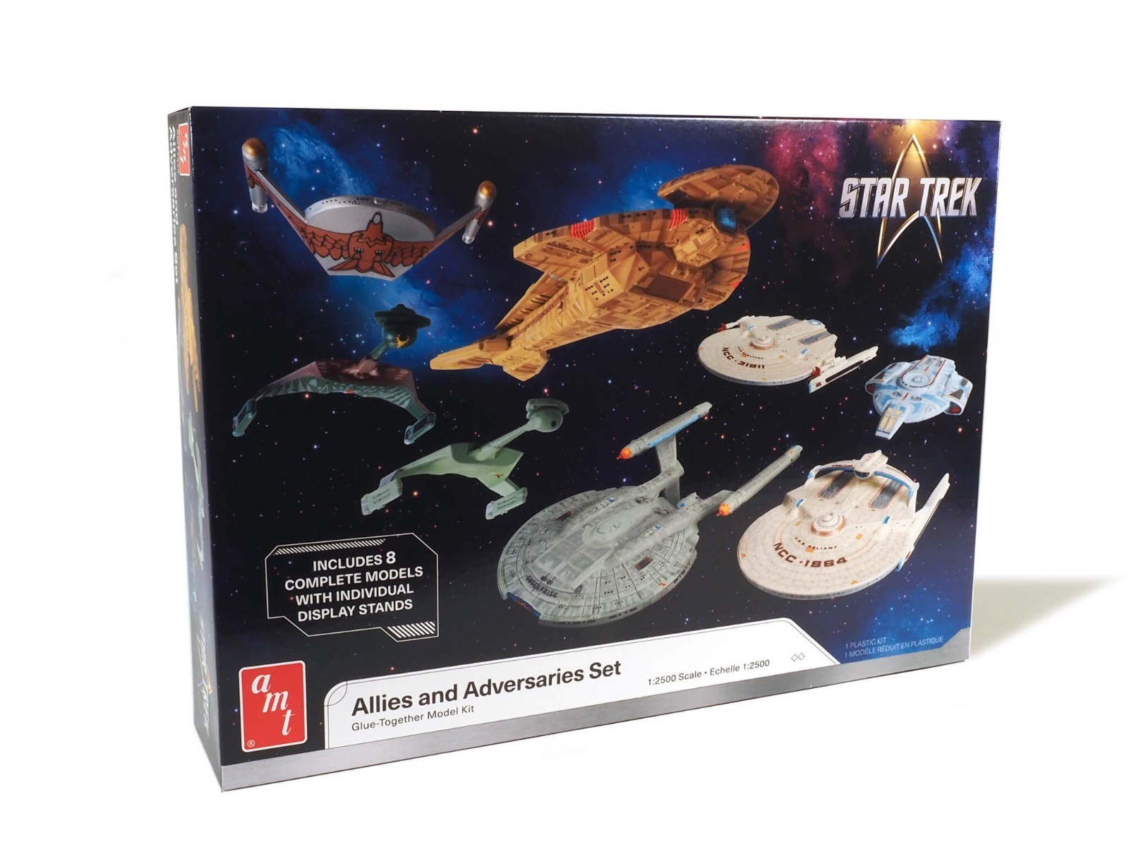 AMT 1/2500 Star Trek AMT1443 Adversaries & Allies Multi‑Ship Build