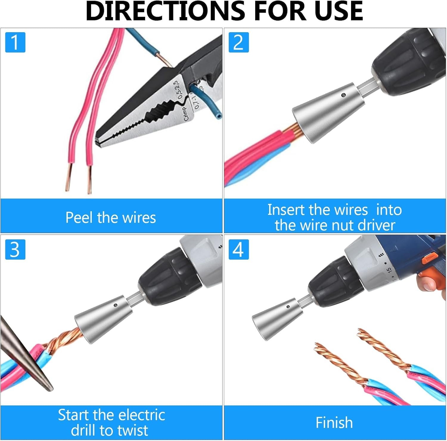 Electric Wire Twister Tool Ergonomic Design for Improved Wiring Efficiency