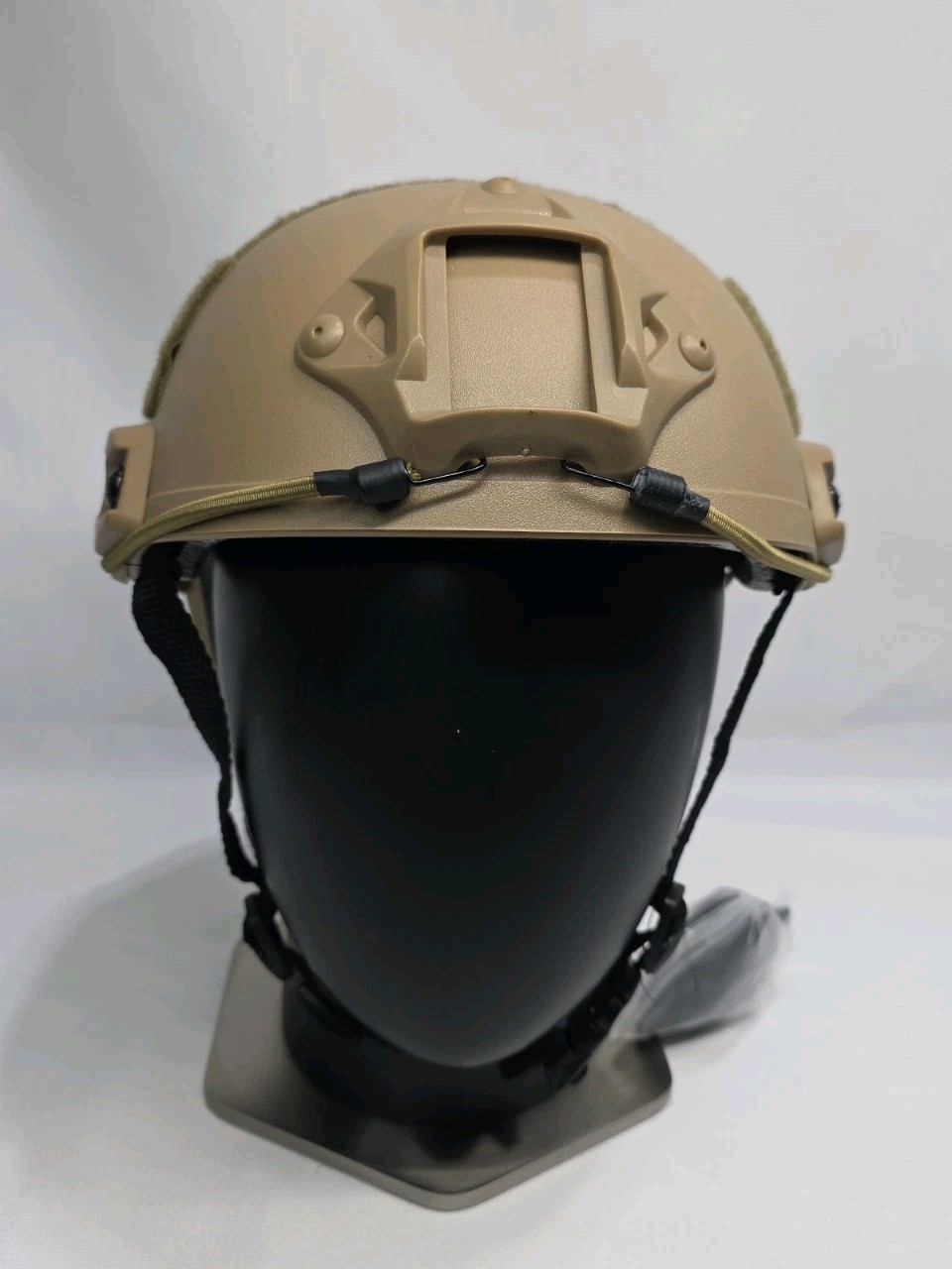 High Cut Fast Tactical Training Airsoft Paintball Helmet Medium Tan /Rails/Mount