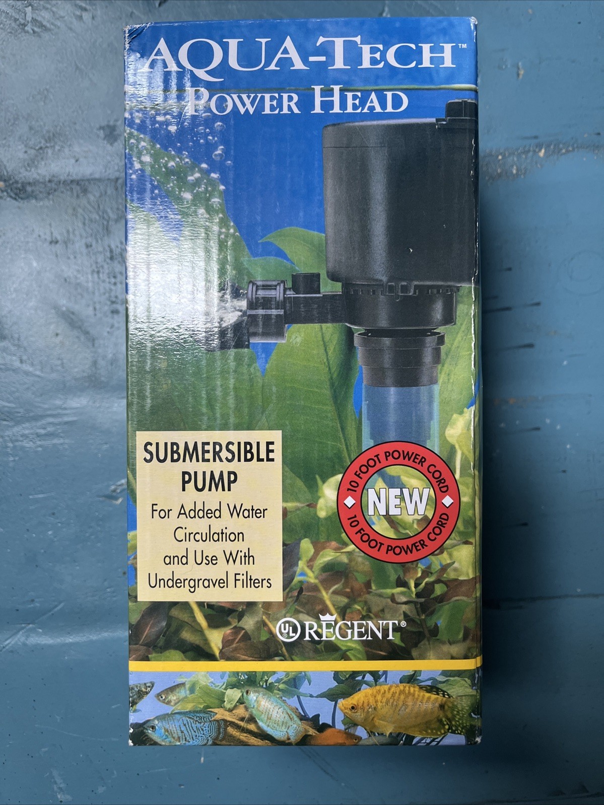 Sealed NIB - Aqua-Tech Power Head Submersible Pump for Aquariums Fish Tank