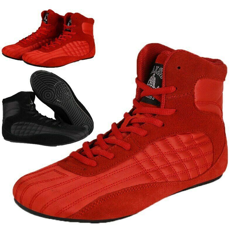 Men's Boxing Wrestling Shoes Anti-Slip Fighting Weightlifting Fighting Boots