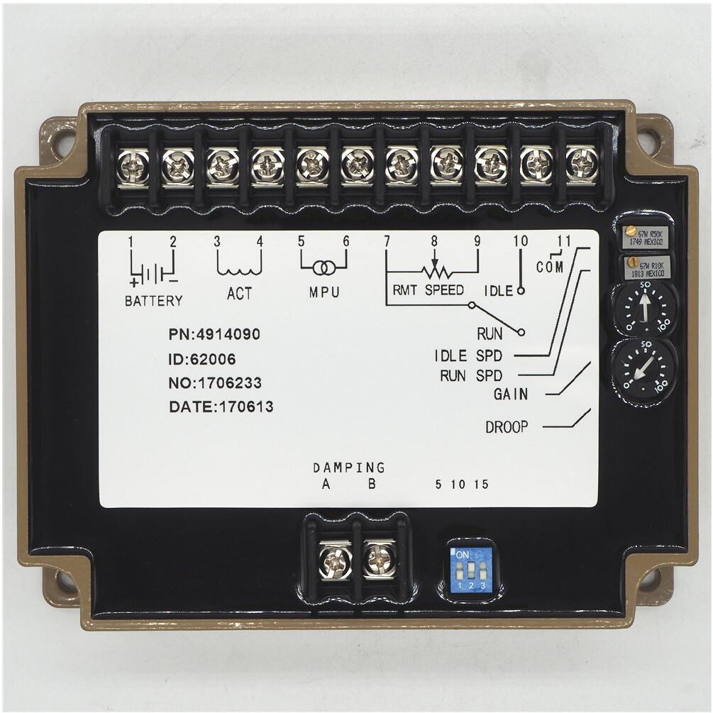 3044196 4914091 3062322 4914090 Speed Controller Generator Set