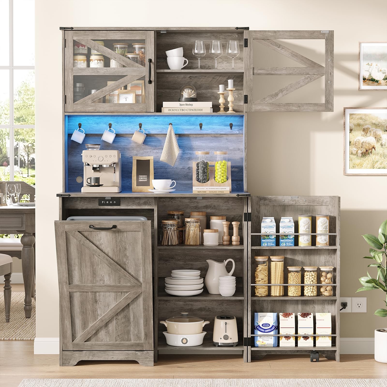 Kitchen Pantry Storage Cabinet
