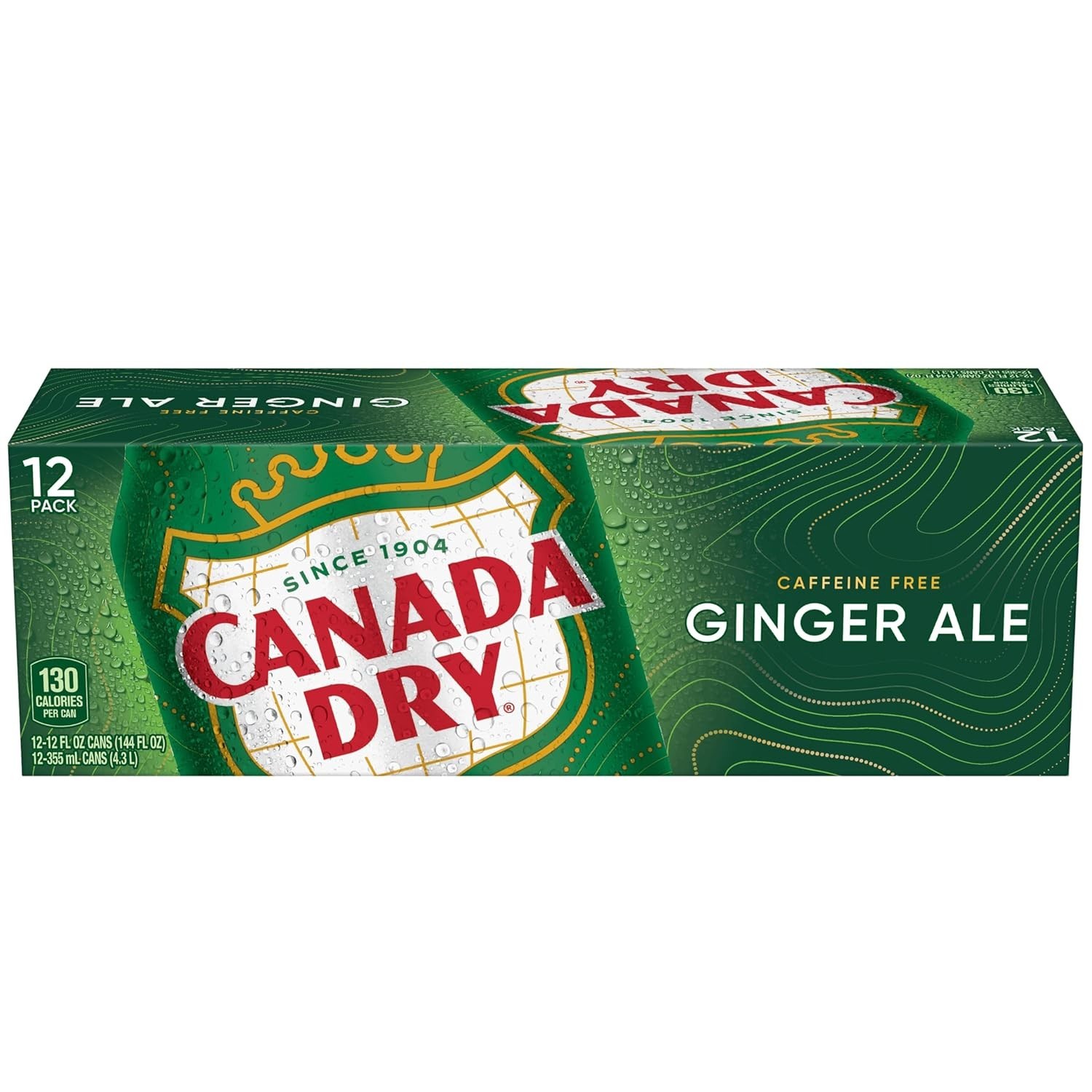 Ginger Ale Soda, 12 fl oz cans, 12 pack