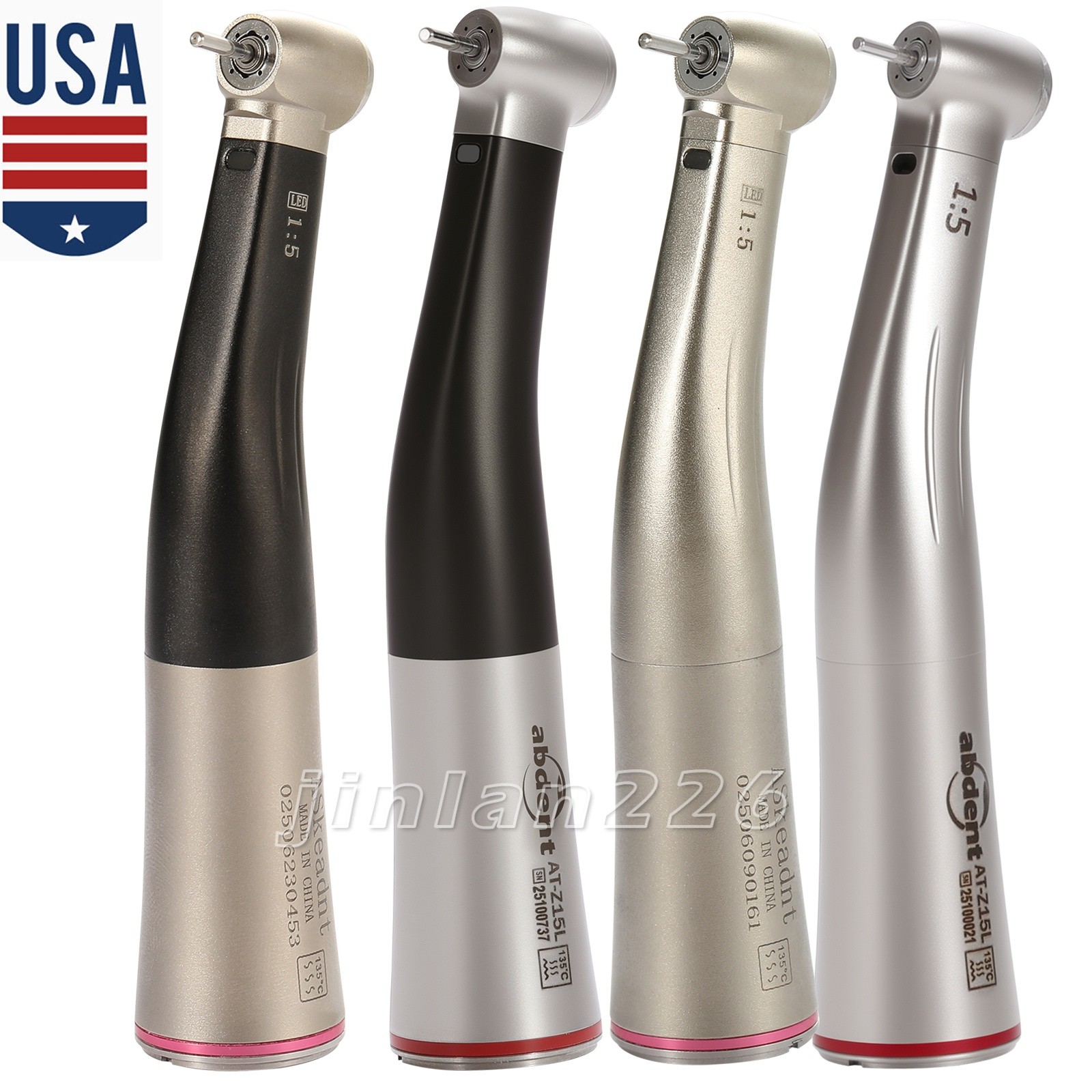 NSK Style Dental 1:5 Speed-increasing Contra Angle Handpiece Inner Water Spray