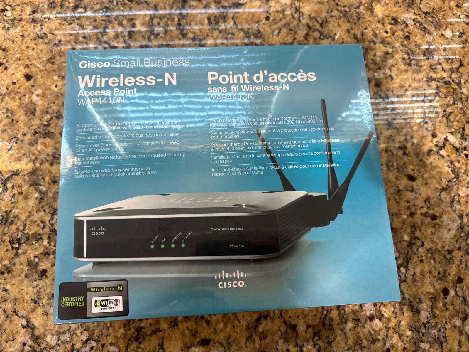 Genuine Cisco WAP4410N Wireless-N Access Point - Gray
