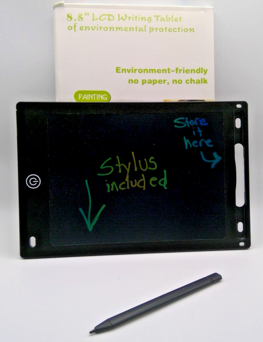 Reusable Digital Notepad – 8" LCD Writing Tablet – Portable Drawing Board – New