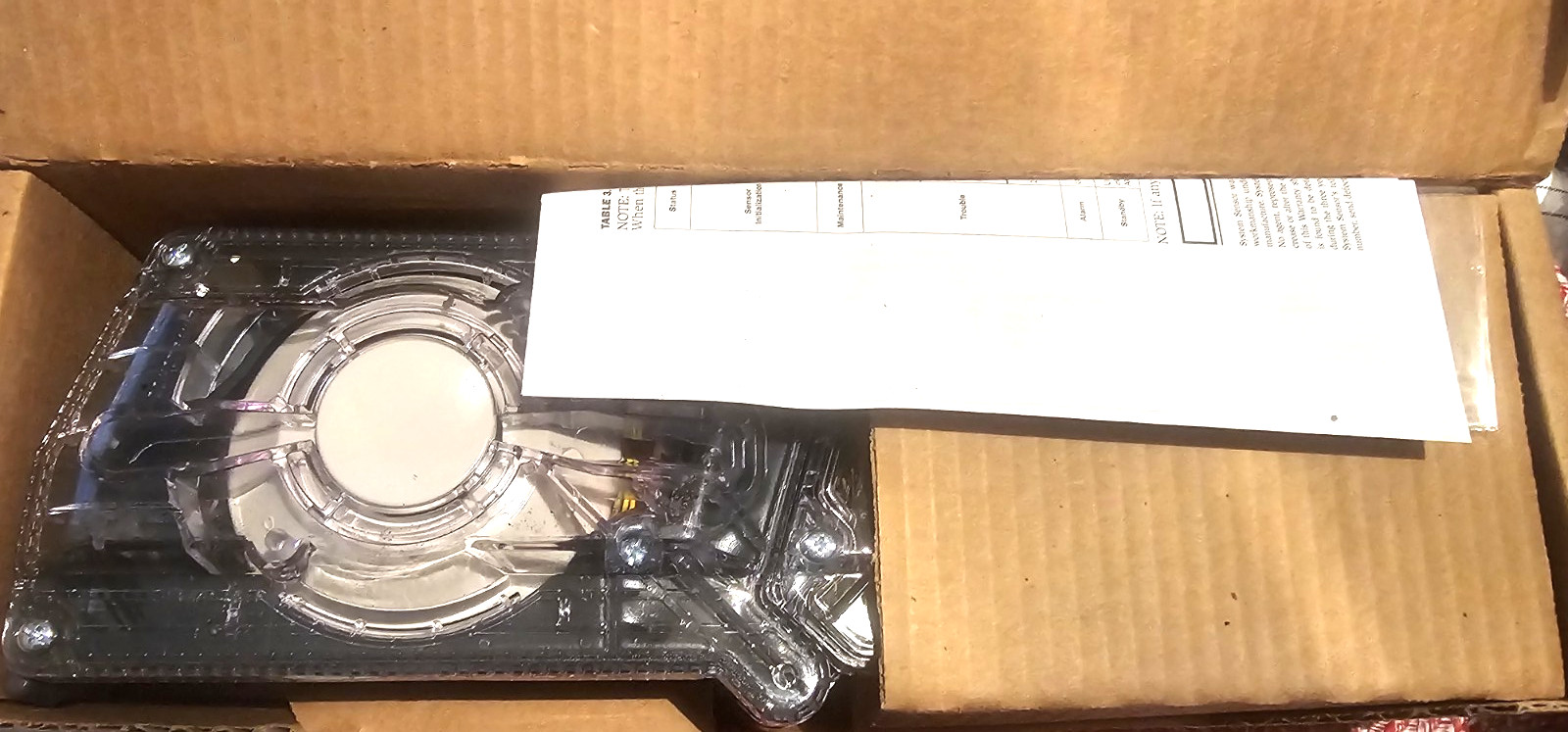 System Sensor 4-Wire Photoelectric Low-Flow Duct Smoke Detector D4120