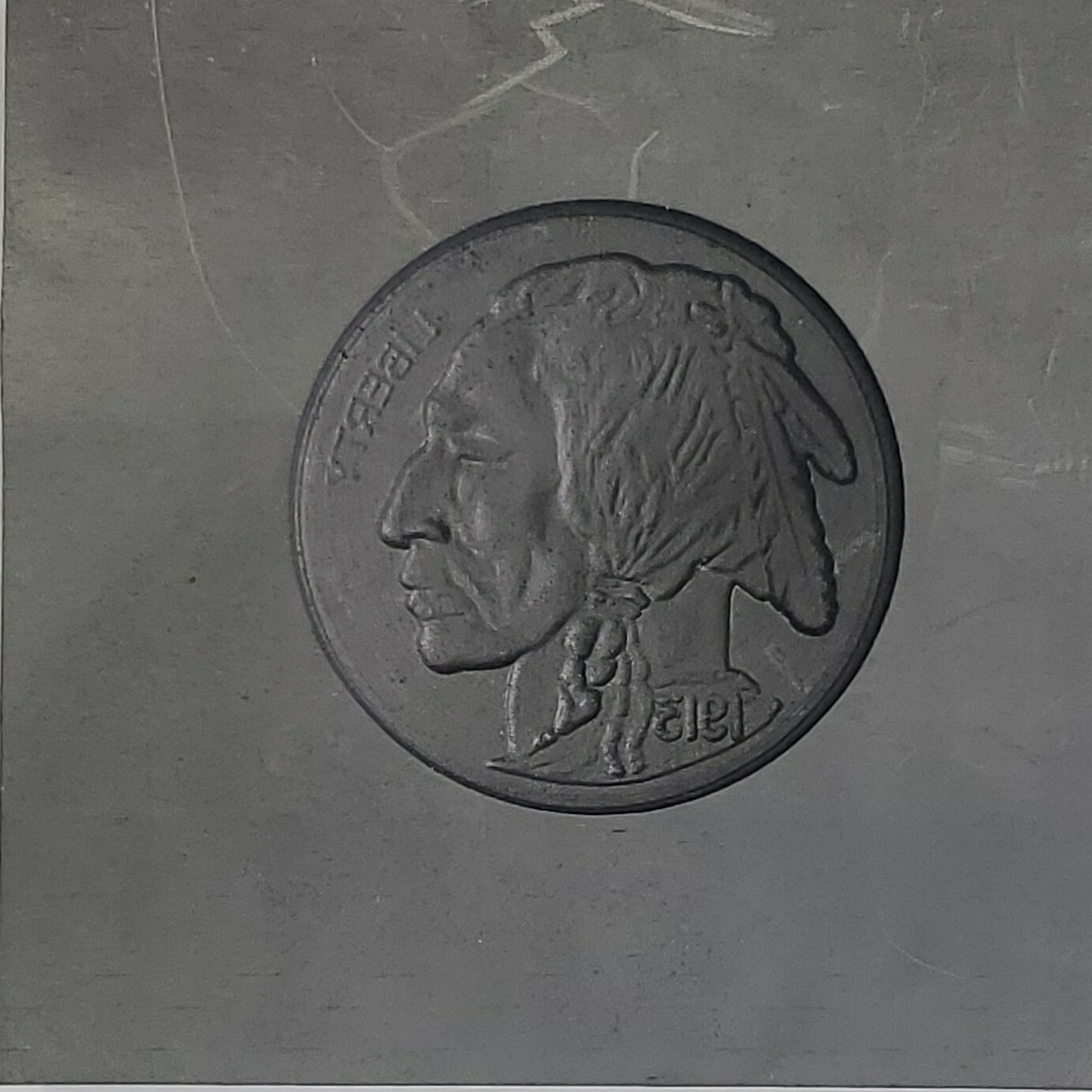 Indian Head 3D Graphite Ingot Mold Gold Silver Copper Melting Casting Refining