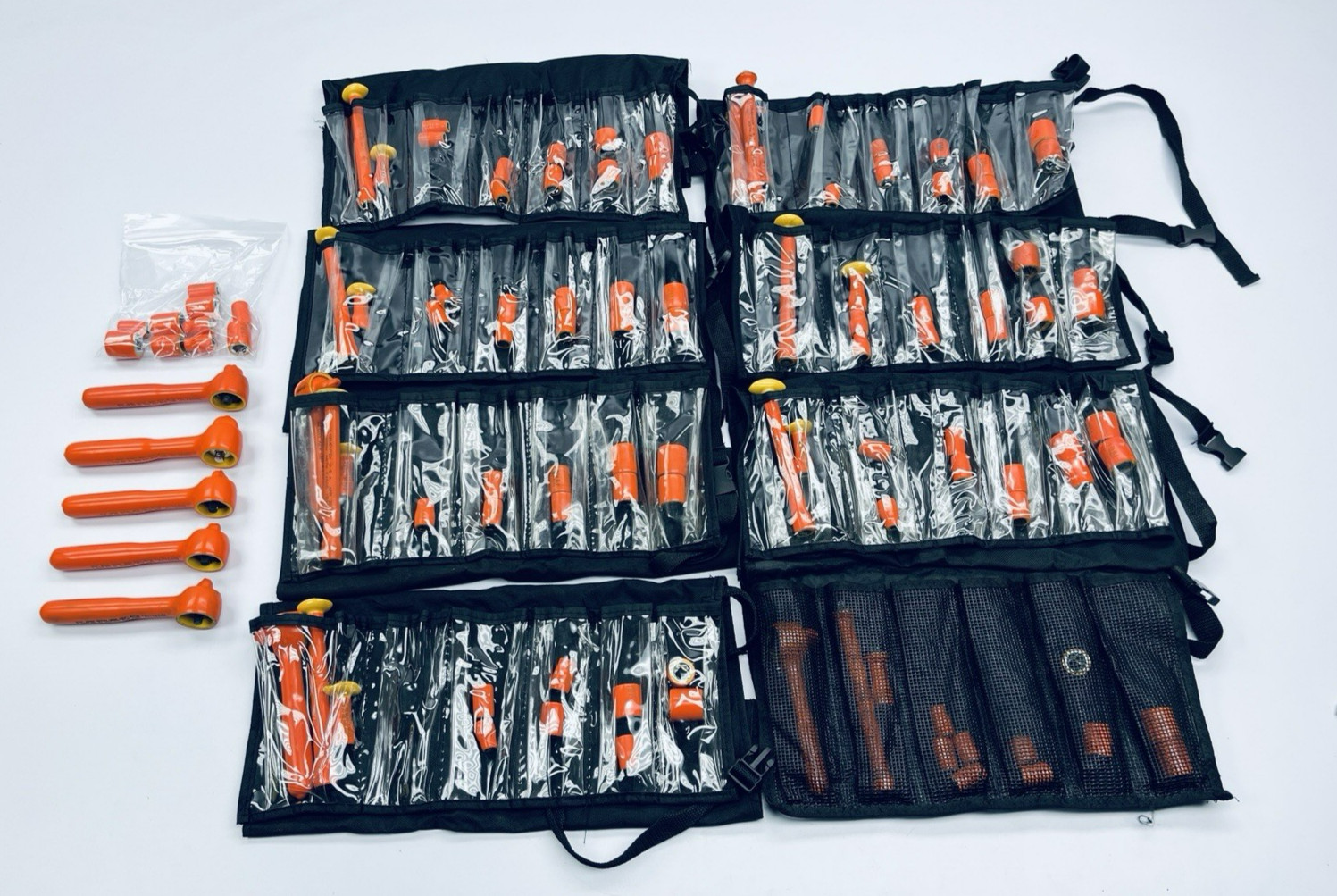 Lot of Parts Cementex 13pc IR14-LC Insulated Ratchet Socket Set 1/4" 5mm-14mm