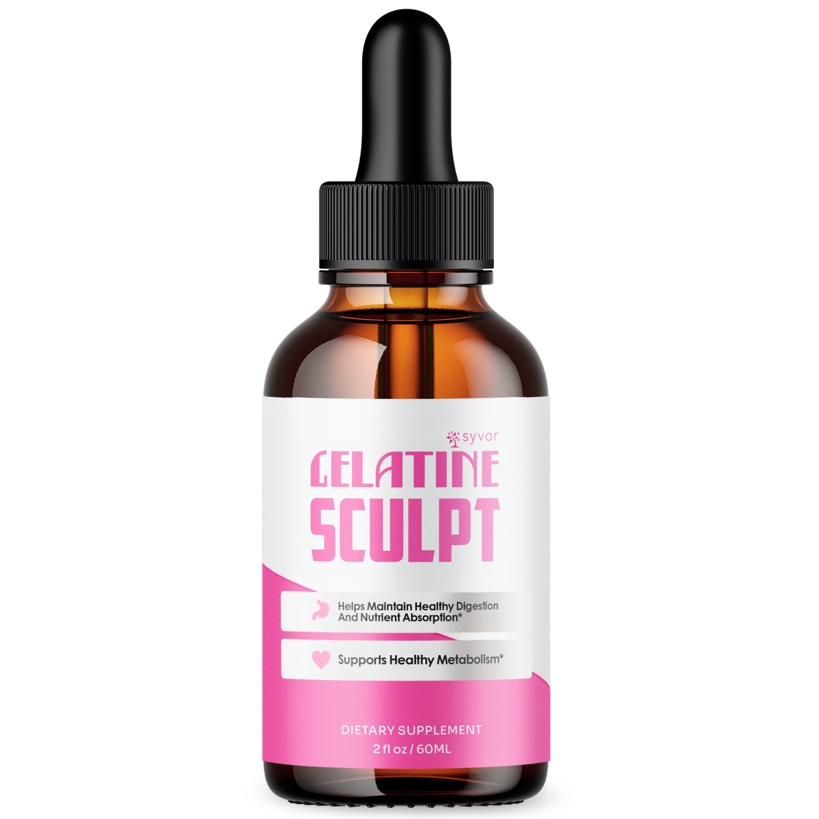 (1 Pack) Gelatine Sculpt Drops Advanced Health & Fitness Supplement 30 Servings
