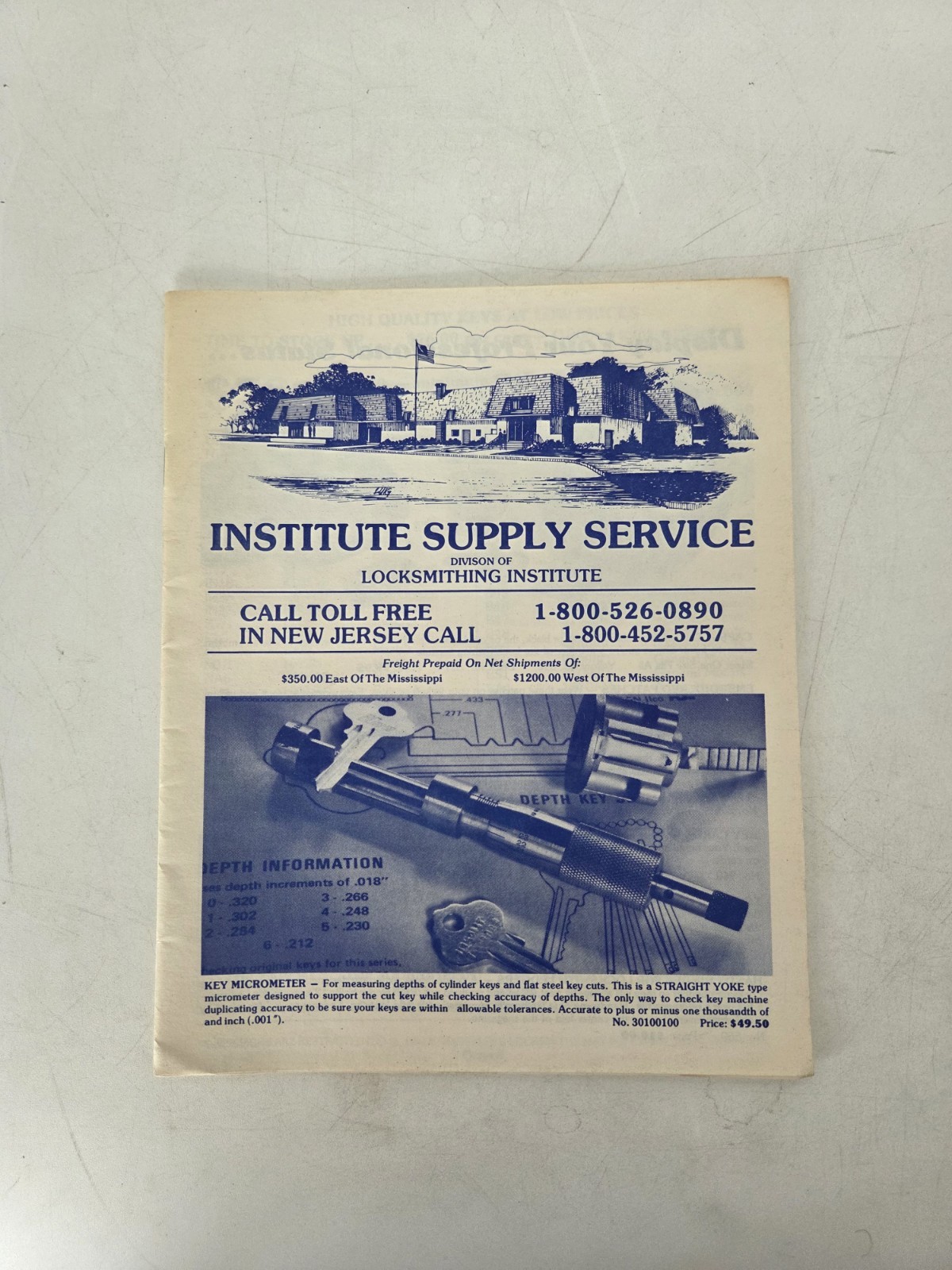 Institute Supply Service Division Of Locksmithing Institute