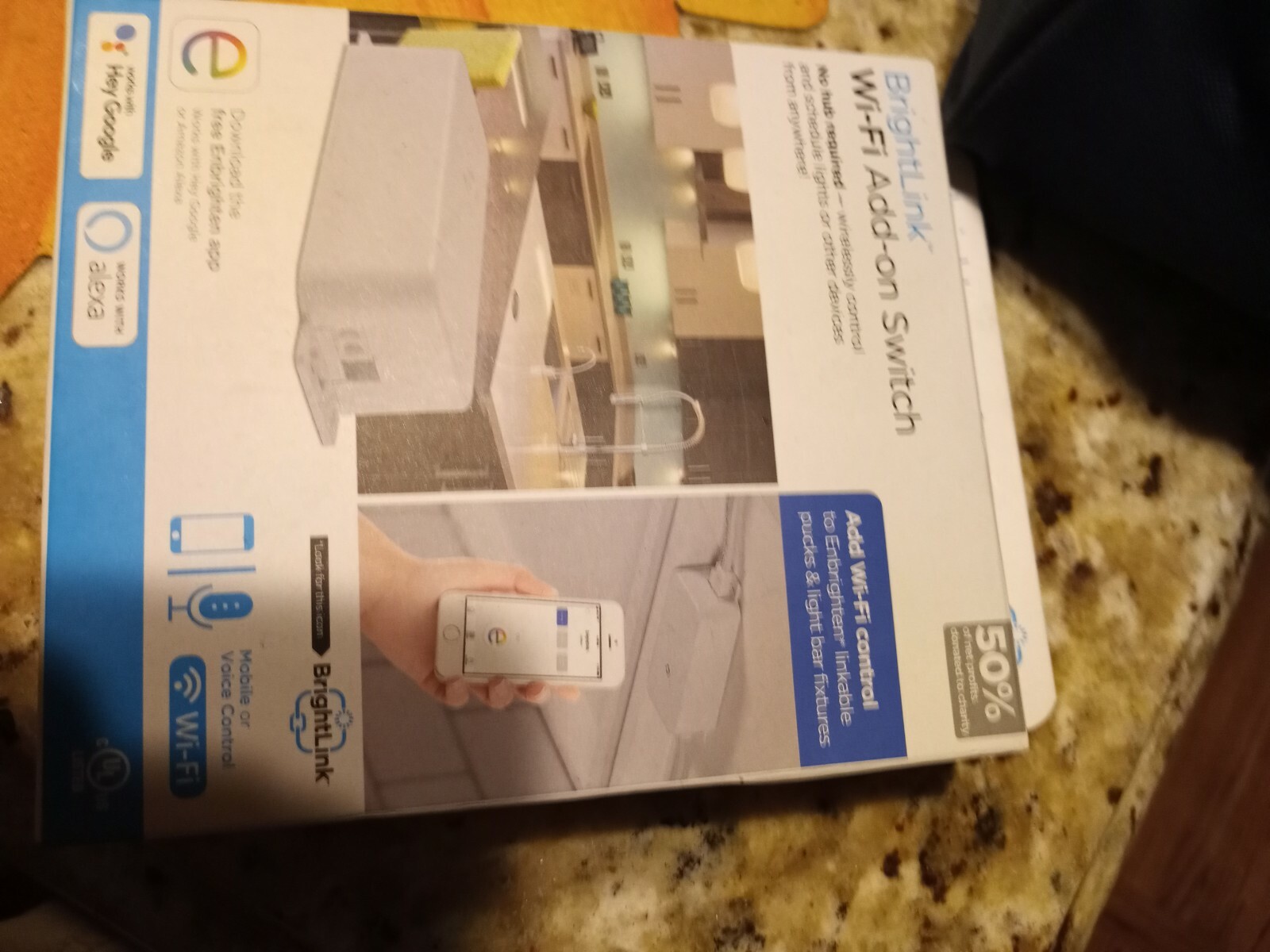 BrightLink Wi-Fi Add-On Switch New Google and Alexa compatible