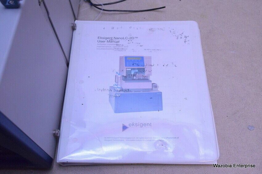 SPARK HOLLAND AUTOSAMPLER MODEL 920 CHEMISTRY ANALYZER HPLC WITH EKSIGENT NANOLC