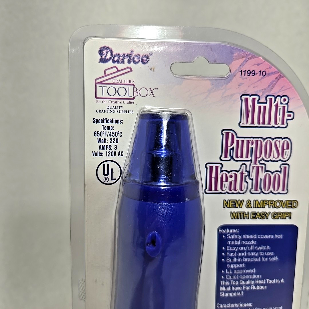 Darice Crafter's Toolbox Multi-Purpose Heat Tool With Support Bracket Easy Grip
