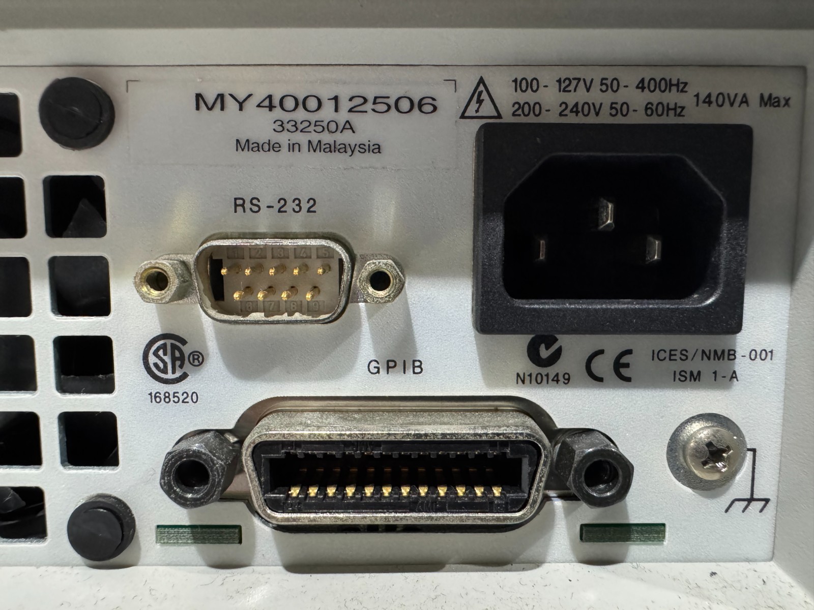 Agilent 33250A Function / Arbitrary Waveform Generator, 80 MHz