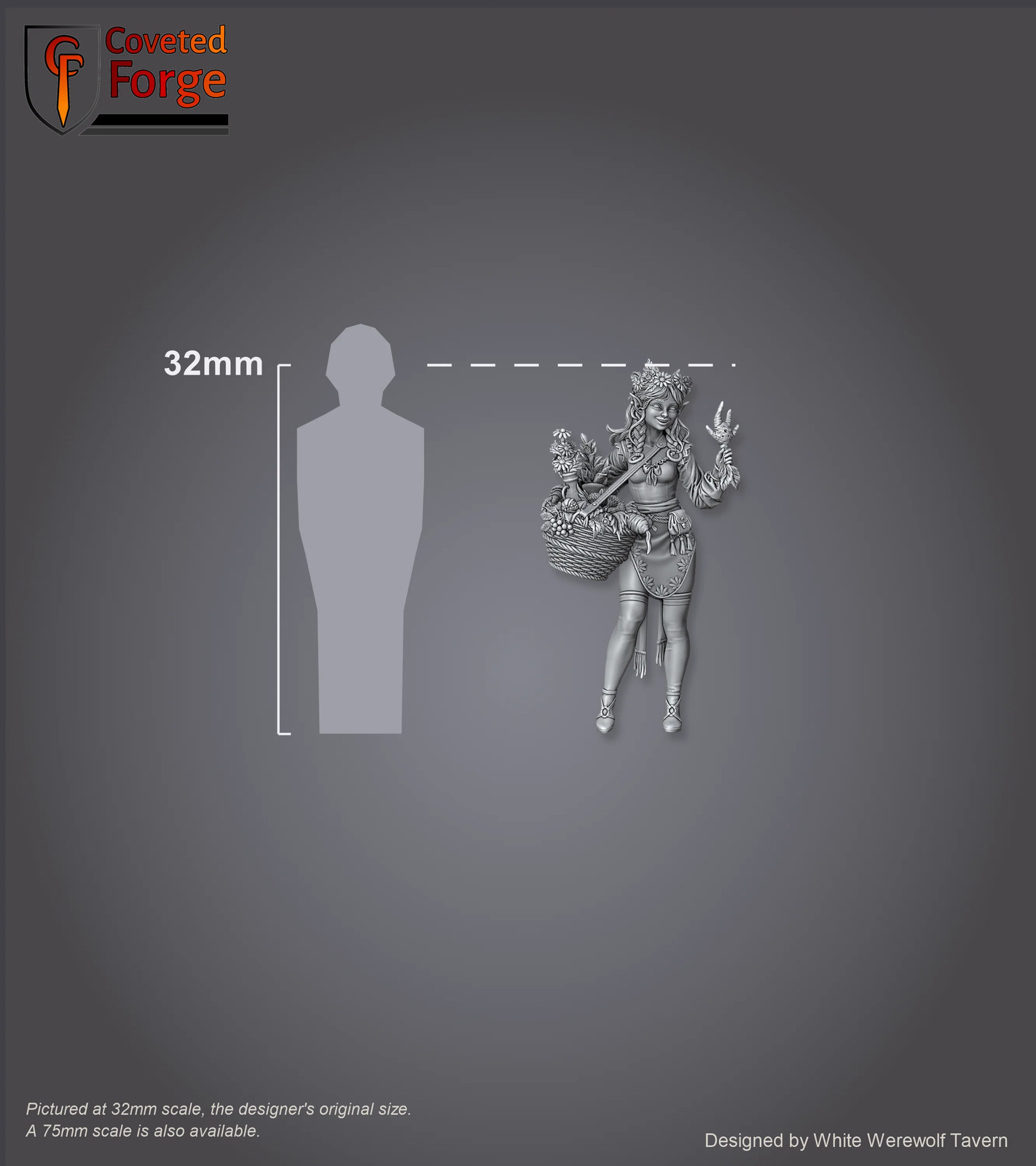 Clover Mossroot - Resin Tabletop Miniature