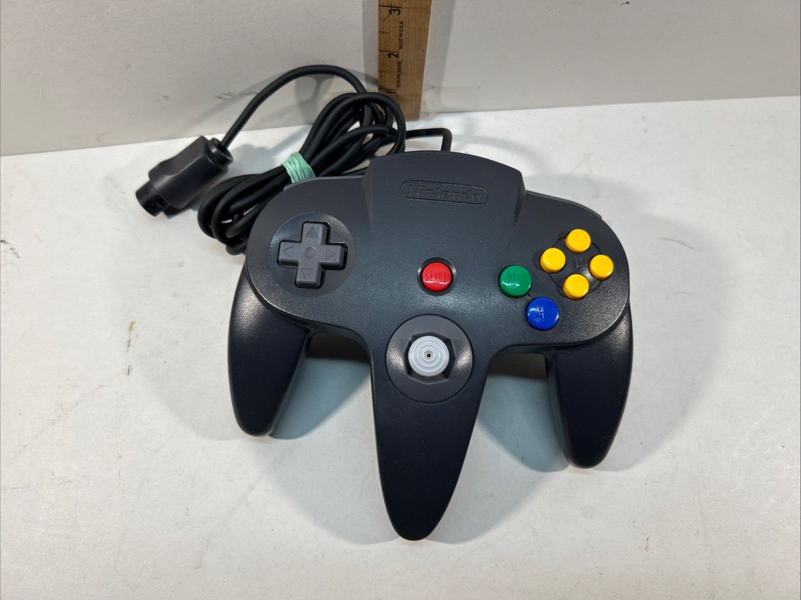 Nintendo 64 NUS-001 Console Tested with Cables Controller + F1 Pole Position 64