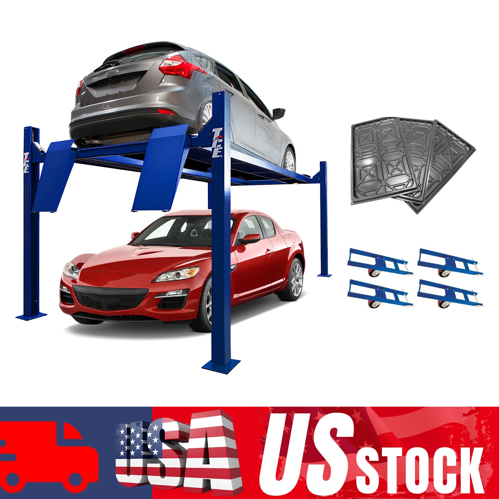 TCE 9,000 LBs 4 Post Car Lift