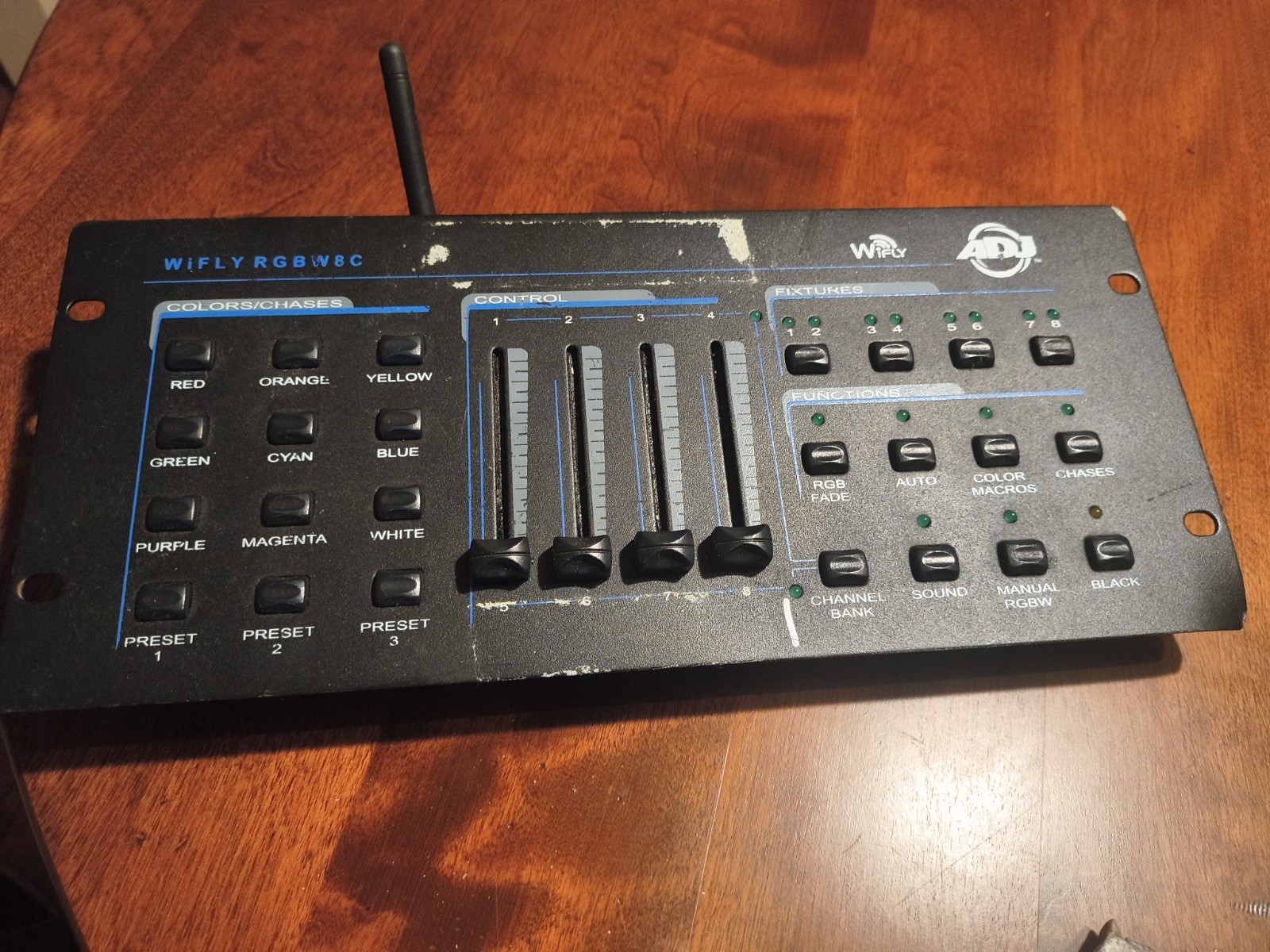^ American DJ WiFly RGBW8C Wireless DMX Lighting Controller #X7053