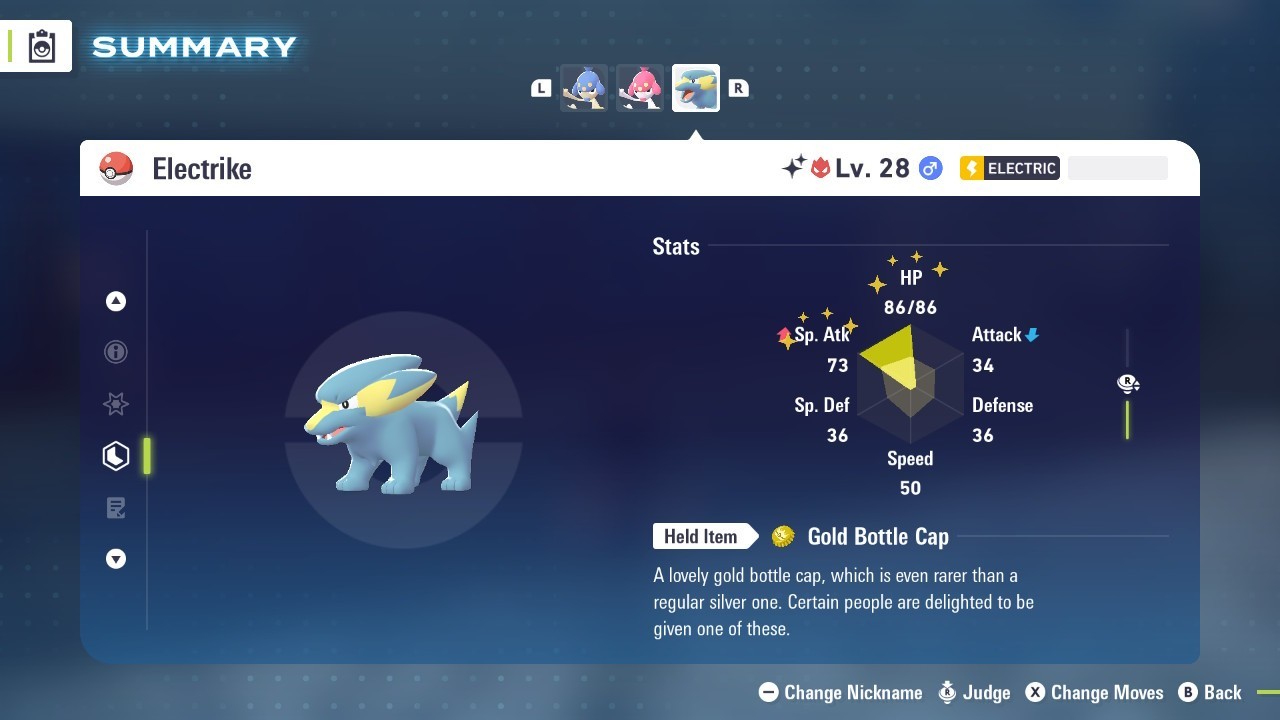 Pokémon Legends: Z-A Shiny Electrike 6iv ✨Max EV✨ALPHA