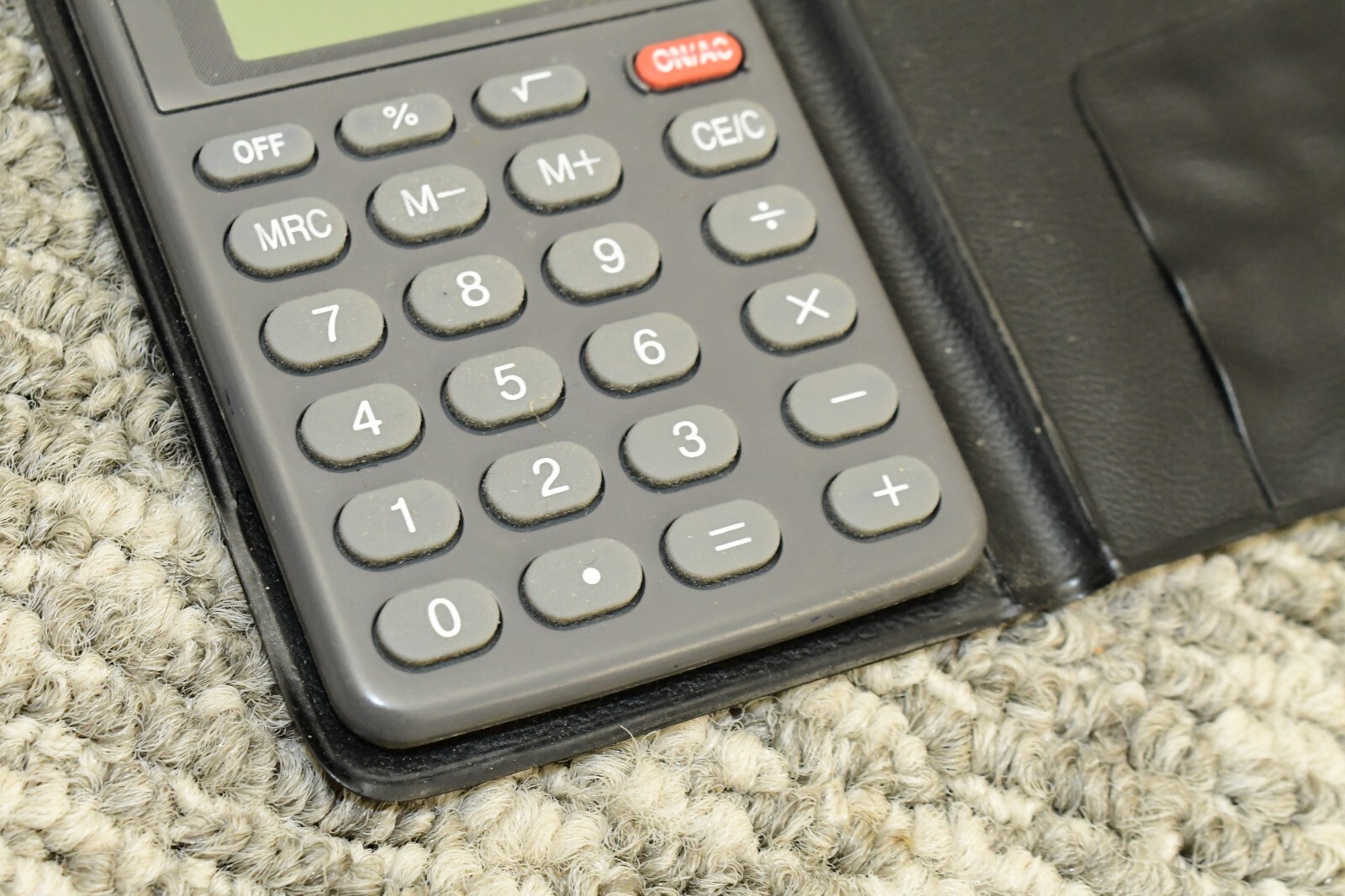 Solar Equate Electronic Display Adjustable Calculator Tested Works