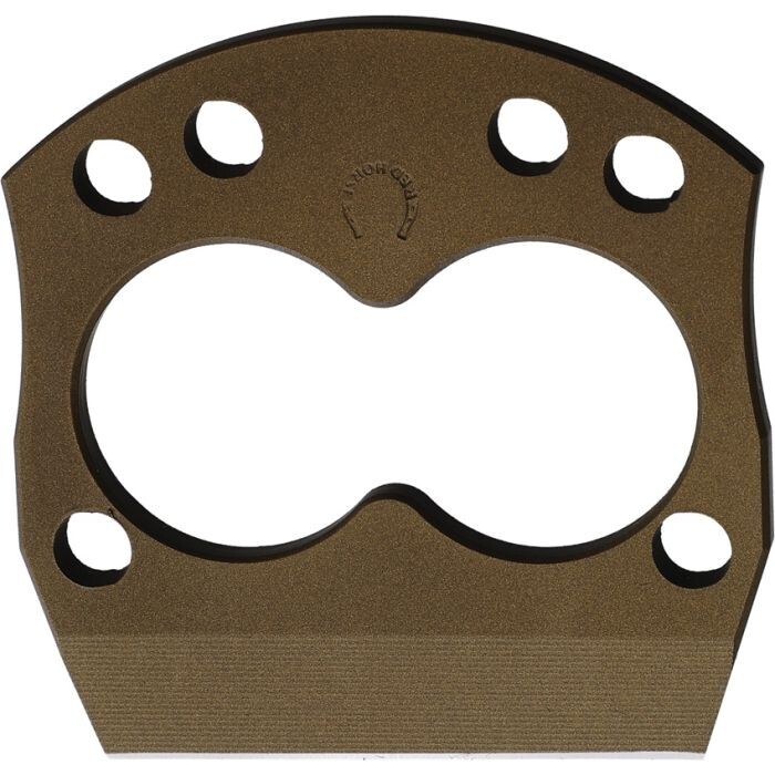 Red Horse Knife Works Puncher's Chance Ice Scraper D2 Tool Steel Bronze-Finish