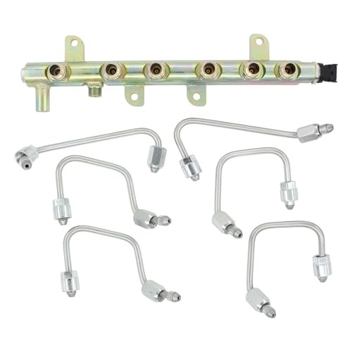 Fuel Rail with Sensor and Fuel Injector Line Set for Dodge Cummins Diesel 6.7L