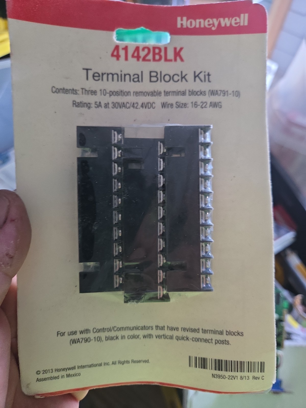 Ademco 4142BLK Terminal Block Kit for Home Security System Black NEW