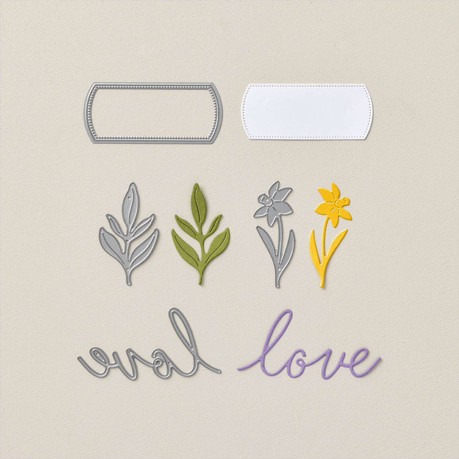 Love of Spring  Dies - Exclusive Stampin'UP! Paper Pumpkin  Retired
