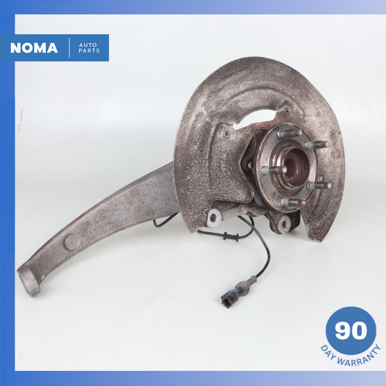 06-09 Jaguar X350 XJ8 S-Type Front Right Side Spindle Knuckle Hub w/ Shield OEM