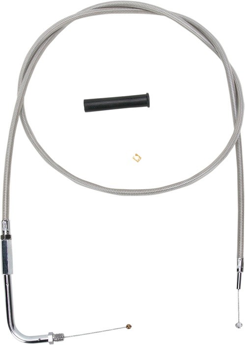DS Braided Alternate Length Throttle Cable 48" #211721 Harley Davidson