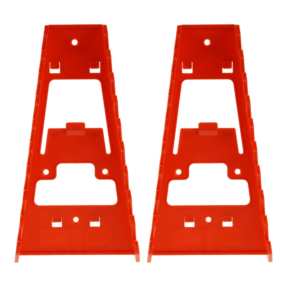 2 Pcs Wrenches Organizer Plastic Wall Mount Tool Holder Pegboard Small