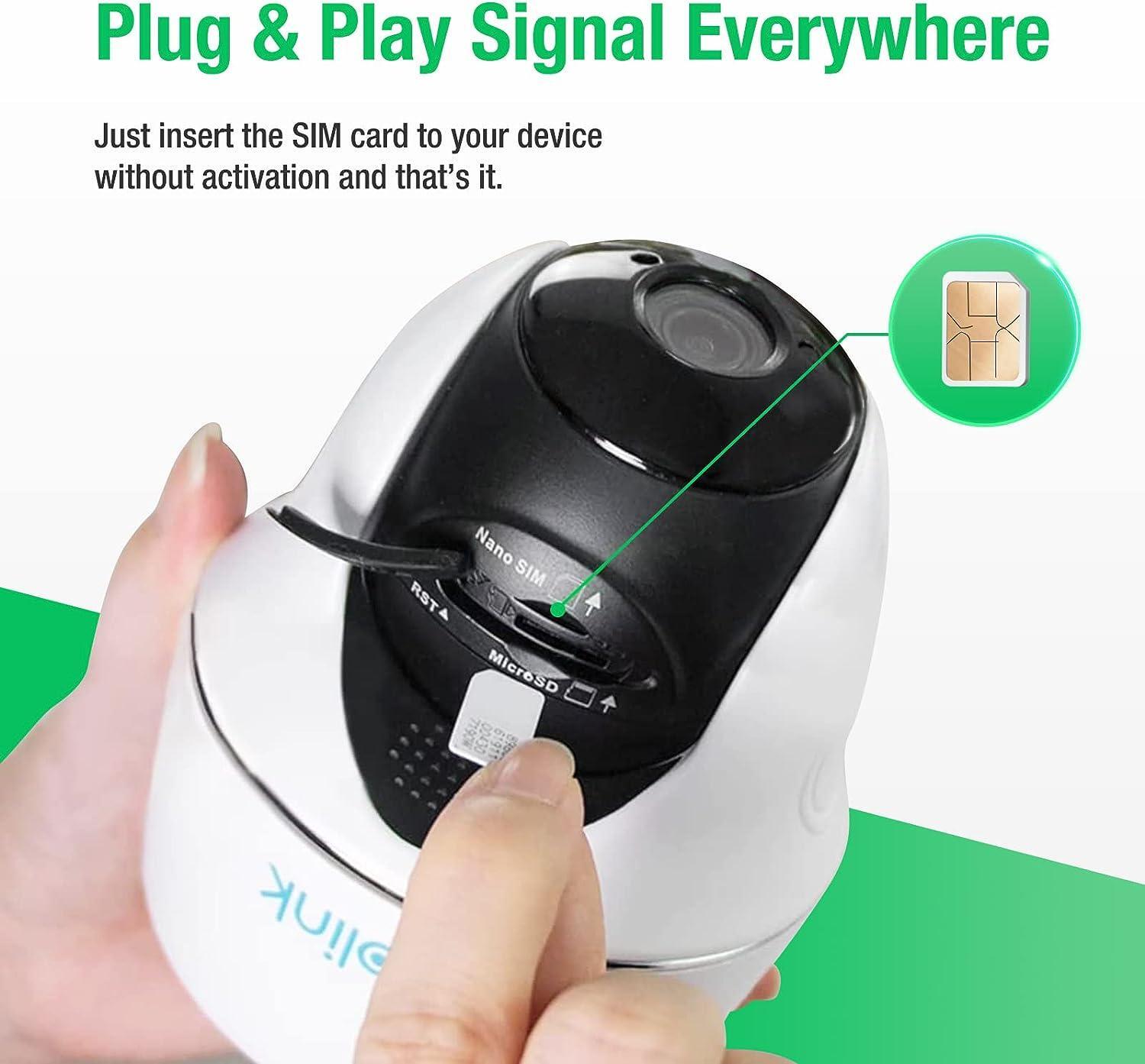 Eiotclub Data SIM Card Triple Play- Usa Coverage No Contract 4g LTE